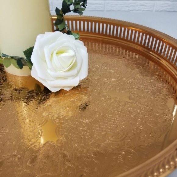 Copper Craft Guild round tray - Picture 12 of 13